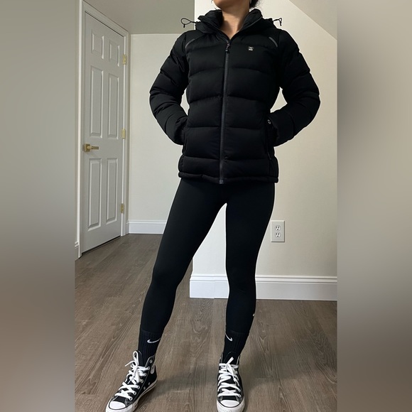 Center Pole Women’s Goose Down Padding Jacket Black Size S - Picture 14 of 16